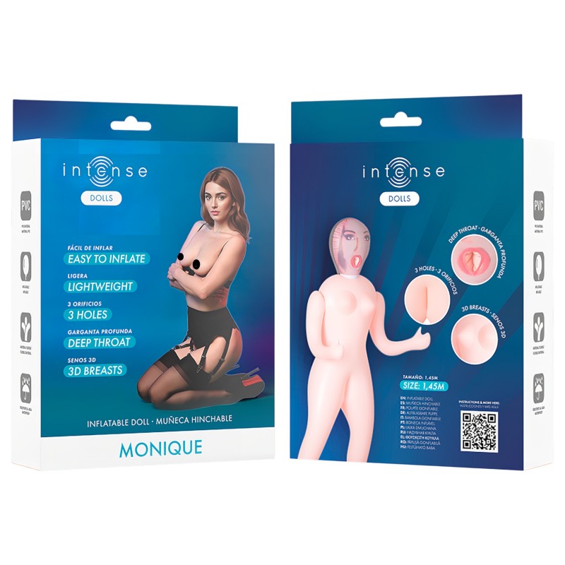 Intense Dolls Monique - felfújható guminő férfiaknak 166105 termék bemutató kép
