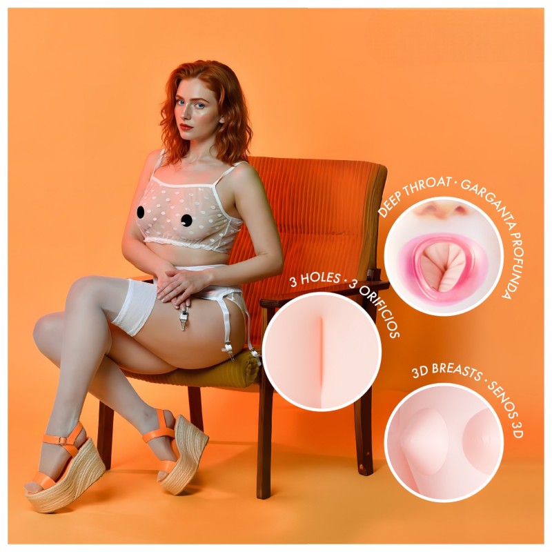 Intense Dolls Scarlett - felfújható guminő férfiaknak 127053 termék bemutató kép