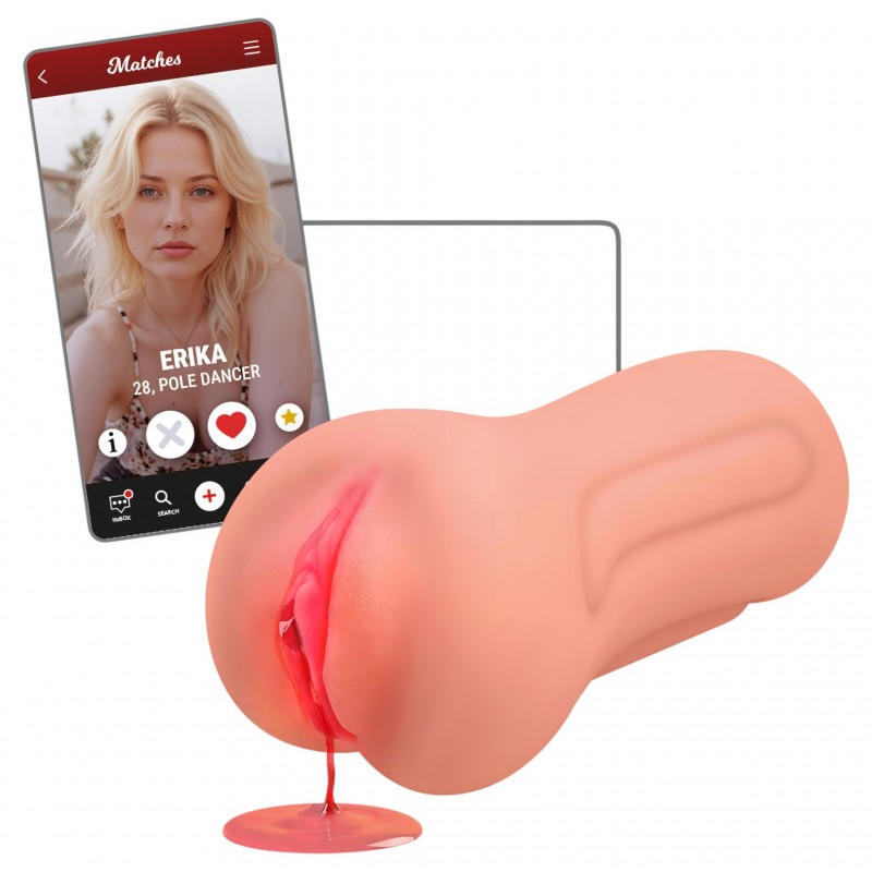 Intense Firs Time Erica - élethű szűz műpunci maszturbátor (natúr) 126494 termék bemutató kép