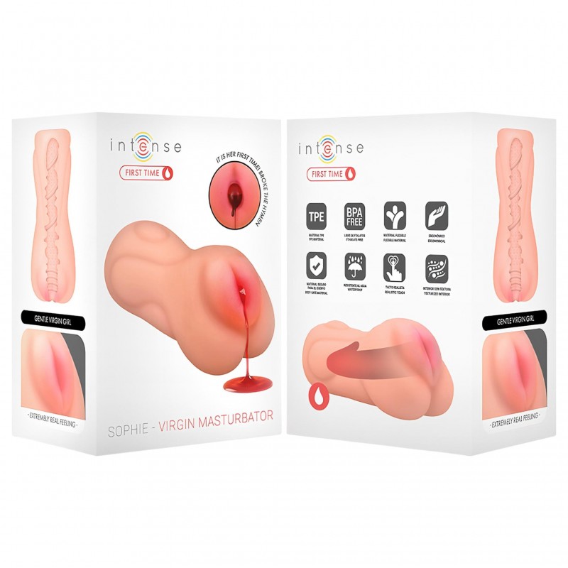 Intense First Time Sophie - élethű szűz műpunci maszturbátor (natúr) 126497 termék bemutató kép
