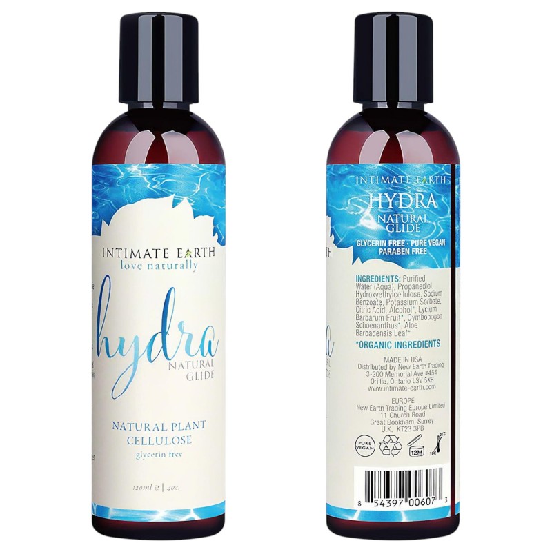Intimate Earth Hydra Natural - vízbázisú síkosító (120 ml) 154496 termék bemutató kép