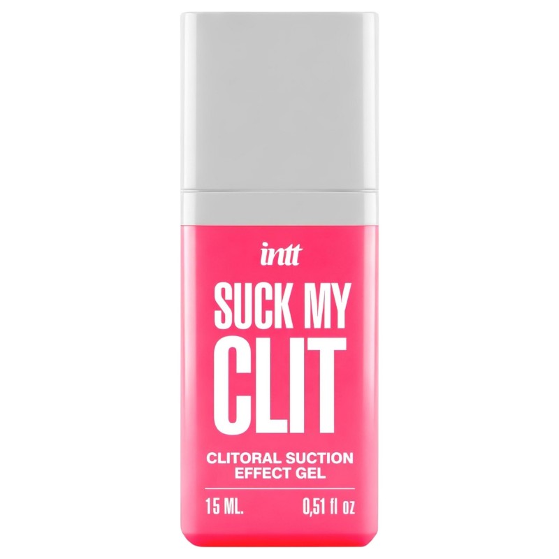 Intt Suck My Clit - klitorisz stimuláló gél nőknek - eper (15 ml) 135373 termék bemutató kép