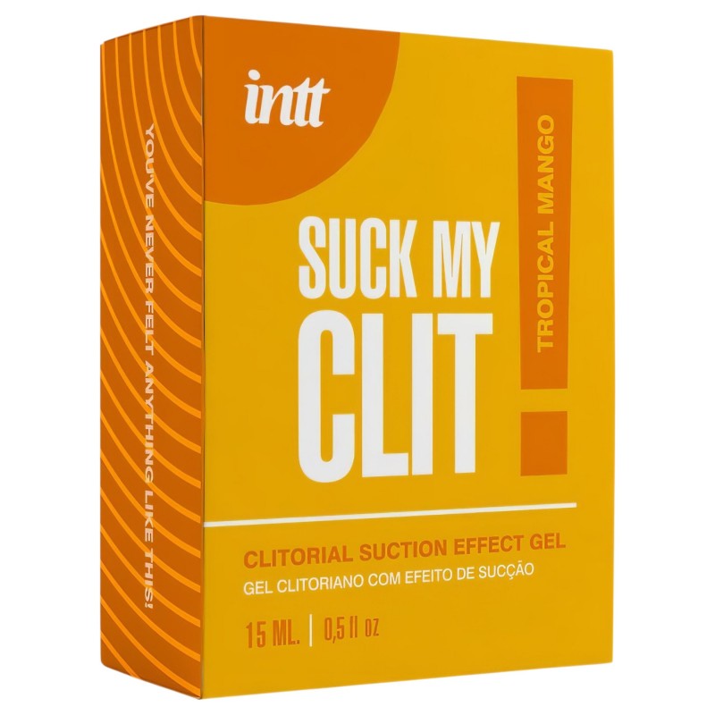 Intt Suck My Clit - klitorisz stimuláló gél nőknek - mangó (15 ml) 128859 termék bemutató kép