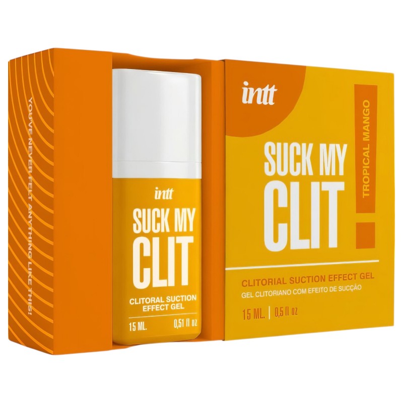 Intt Suck My Clit - klitorisz stimuláló gél nőknek - mangó (15 ml) 128862 termék bemutató kép