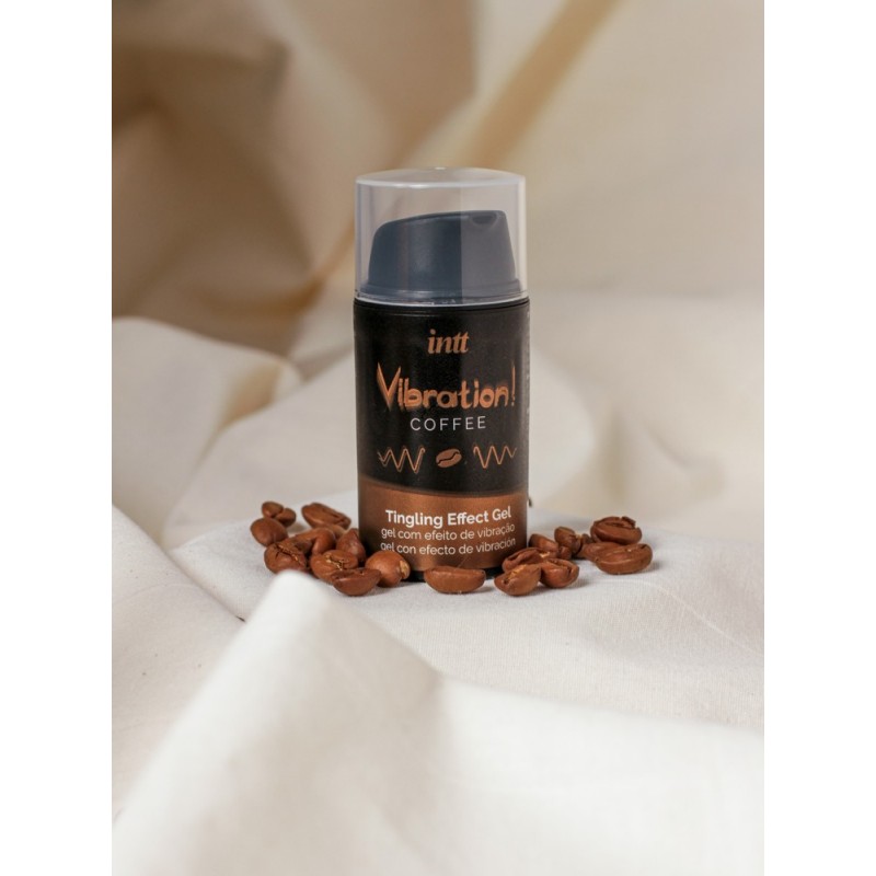 Intt Vibration! - folyékony vibrátor - kávé (15ml) 92420 termék bemutató kép