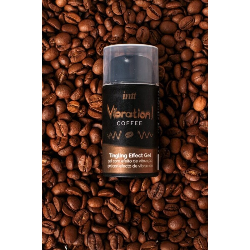 Intt Vibration! - folyékony vibrátor - kávé (15ml) 92421 termék bemutató kép