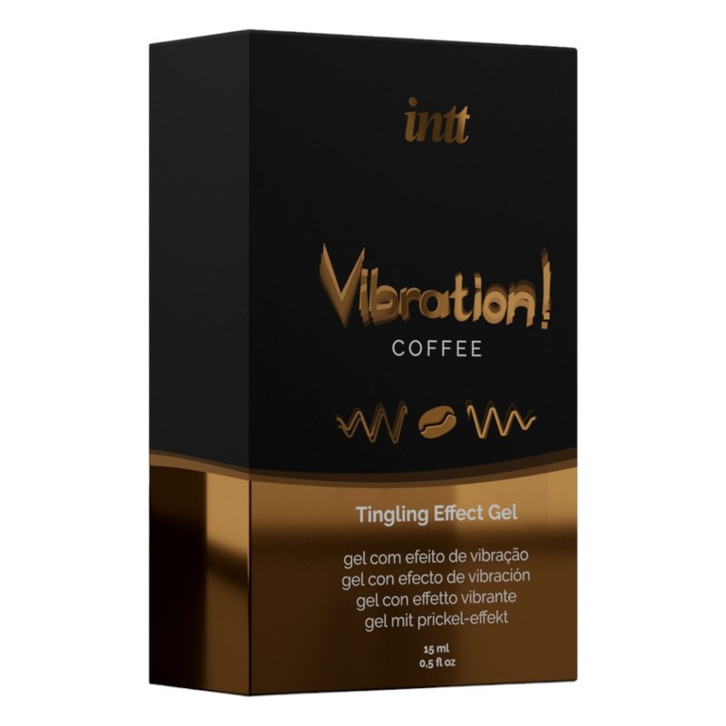 Intt Vibration! - folyékony vibrátor - kávé (15ml) 92422 termék bemutató kép