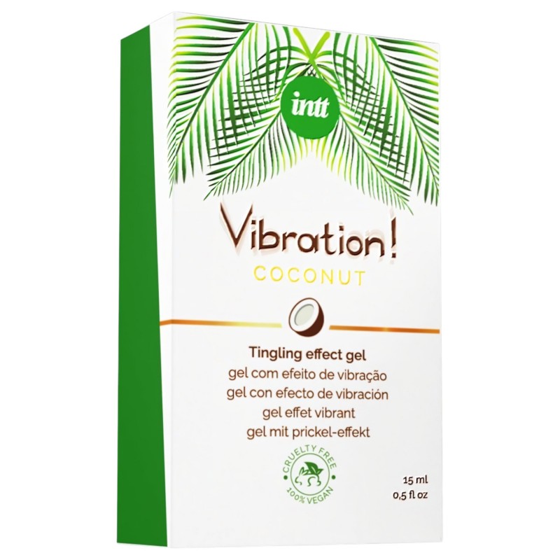 Intt Vibration! - folyékony vibrátor - kókusz (15 ml) 133276 termék bemutató kép