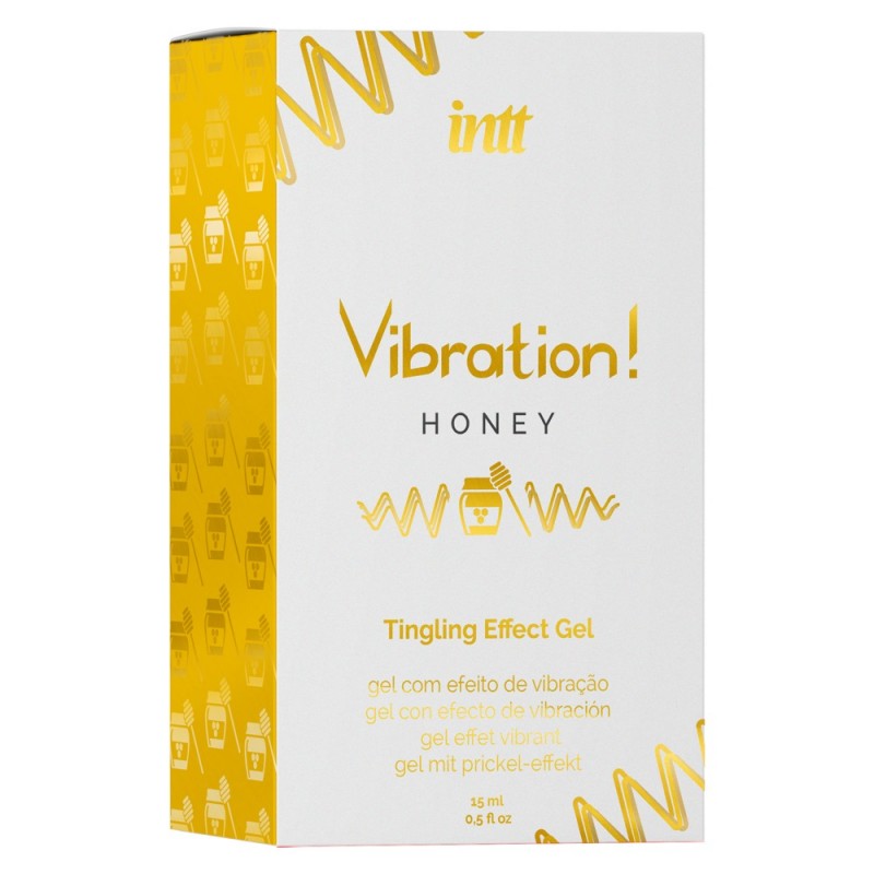 Intt Vibration! - folyékony vibrátor - méz (15 ml) 93670 termék bemutató kép