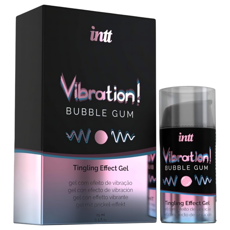 Intt Vibration! - folyékony vibrátor - rágógumi (15 ml) 133282 termék bemutató kép