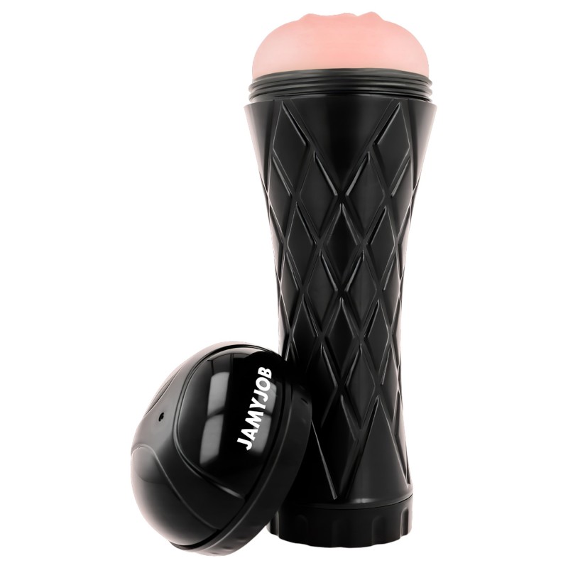 JamyJob - élethű műpunci tokban (fekete-natúr) 124032 termék bemutató kép