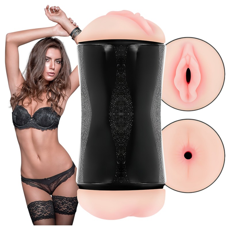 JamyJob - punci és popsi maszturbátor (natúr) 124037 termék bemutató kép