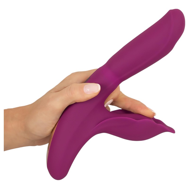Javida - 4in1 G-pont és csikló izgató vibrátor (lila) 119054 termék bemutató kép