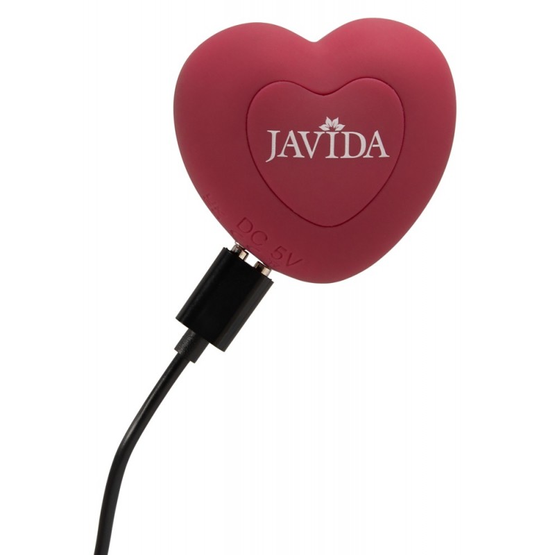 Javida - rádiós, csiklókaros forgó vibrátor (piros) 70117 termék bemutató kép