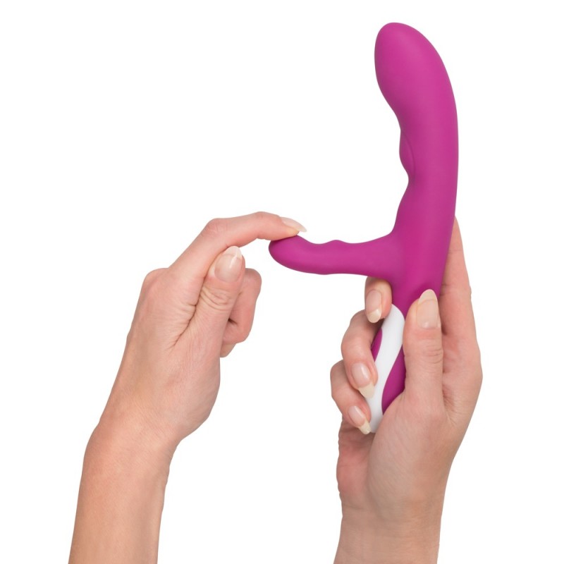 Javida - melegítő csiklóizgató vibrátor (pink) 87576 termék bemutató kép