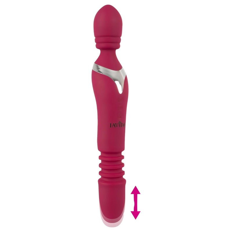 Javida Thrusting - 3in1 lökő vibrátor (piros) 162581 termék bemutató kép