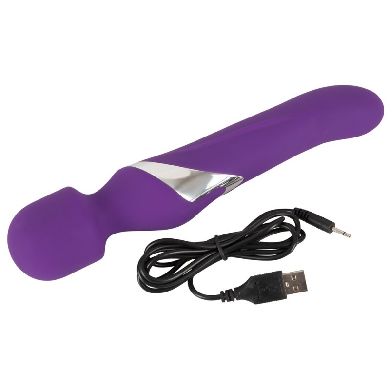 Javida Wand & Pearl - 2in1 masszírozó vibrátor (lila) 49297 termék bemutató kép