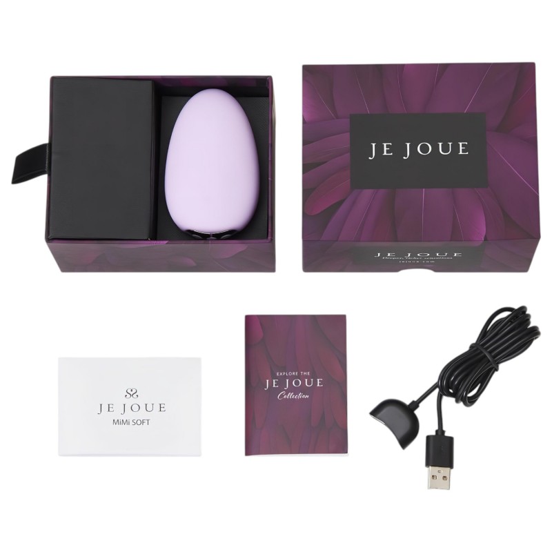Je Joue Mimi Soft - akkus, vízálló csikló vibrátor (viola) 117346 termék bemutató kép