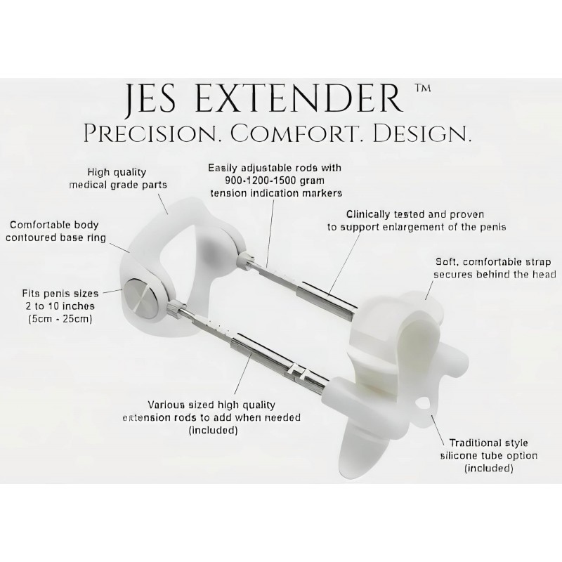 Jes-Extender - Light Standard pénisznövelő készülék (17 cm-ig) 131657 termék bemutató kép
