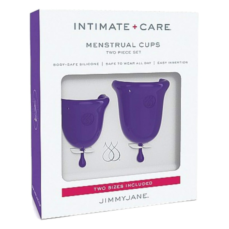 Jimmy Jane Menstrual Cup - menstruációs kehely szett (lila) 91591 termék bemutató kép
