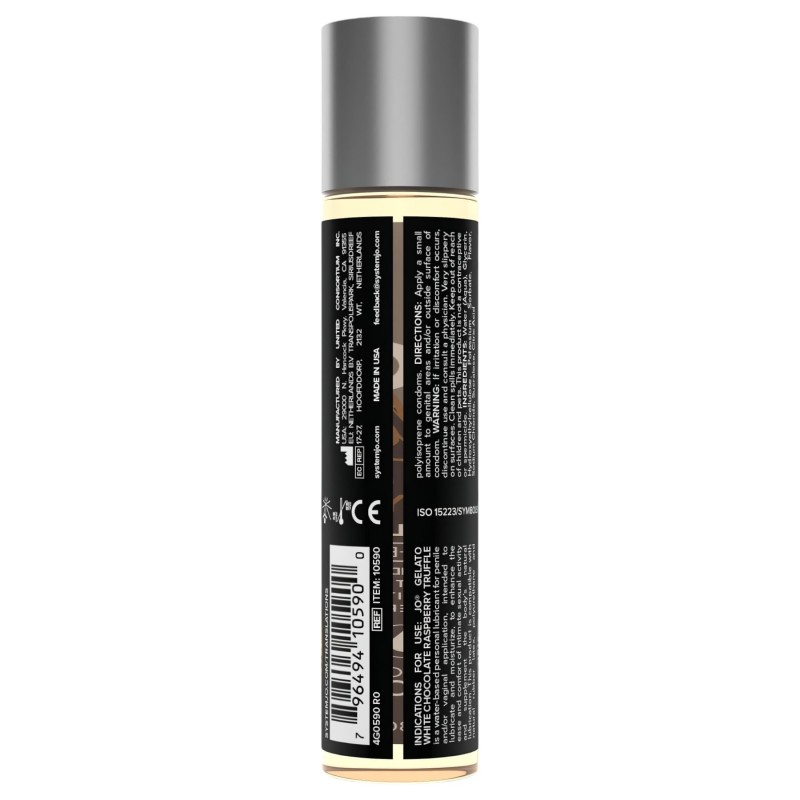 System JO - Gelato fehér csoki trüffel - ehető síkosító (30 ml) 130944 termék bemutató kép