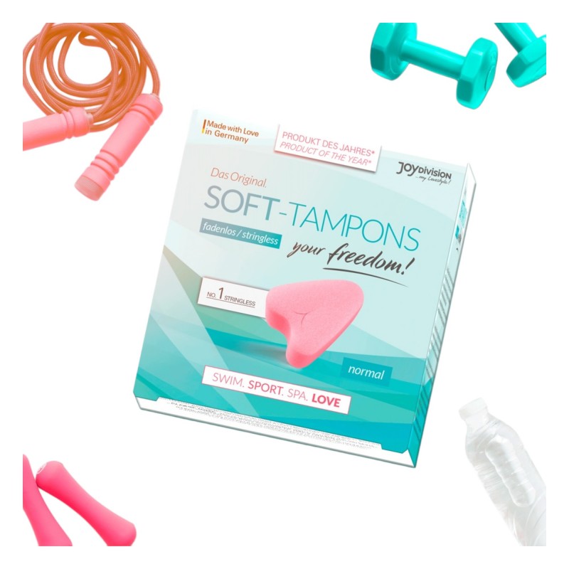 JoyDivision Soft-Tampons - zsinór nélküli szextampon (3 db) 89471 termék bemutató kép