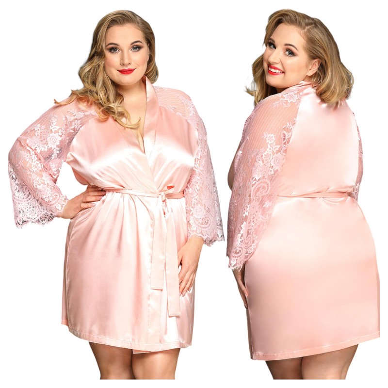 JSY 067 - rózsaszín babydoll szett (XL-2XL) 149053 termék bemutató kép