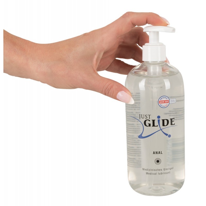 Just Glide Anal - vízbázisú anál síkosító (500ml) 59789 termék bemutató kép