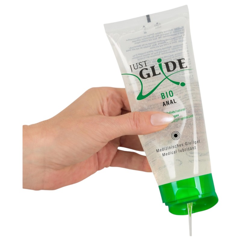 Just Glide Bio ANAL - vízbázisú vegán síkosító (200 ml) 130832 termék bemutató kép