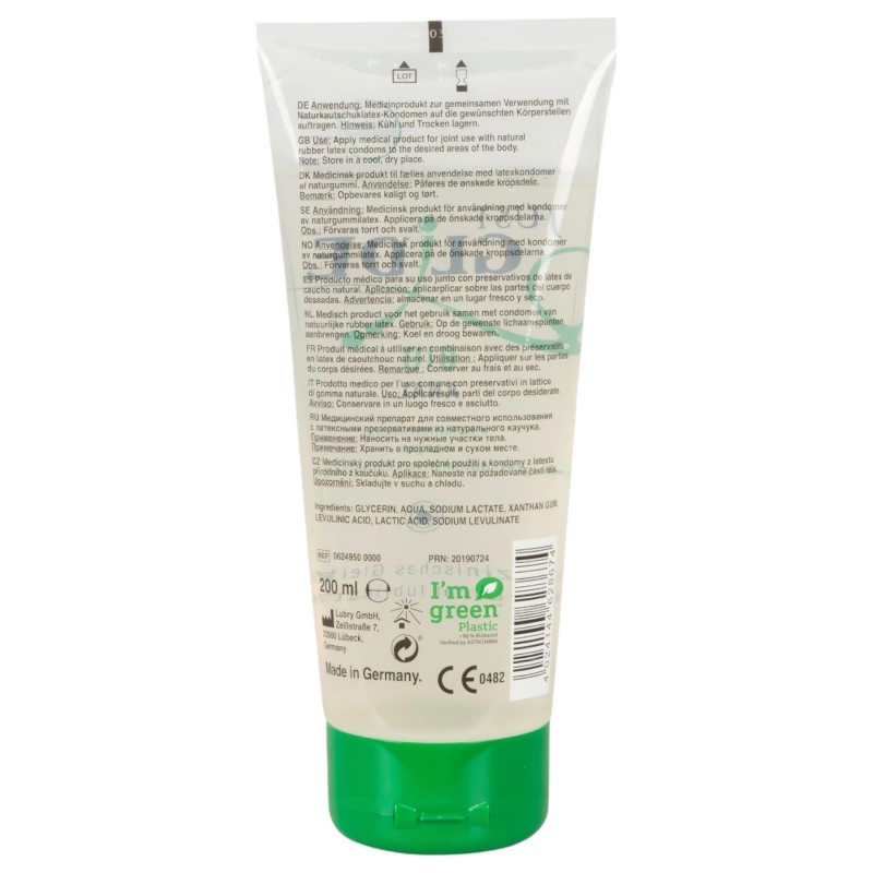 Just Glide Bio ANAL - vízbázisú vegán síkosító (200 ml) 130833 termék bemutató kép