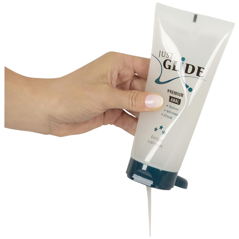 Just Glide Premium Anal - tápláló anál síkosító (200 ml) 131949 termék bemutató kép