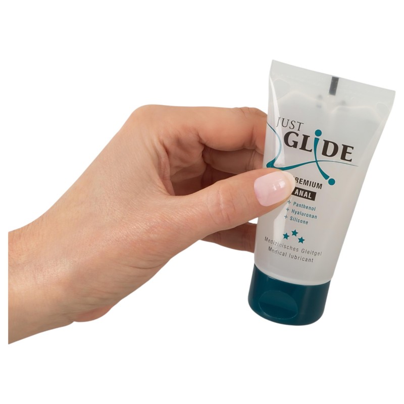 Just Glide Premium Anal - tápláló anál síkosító (50 ml) 131918 termék bemutató kép