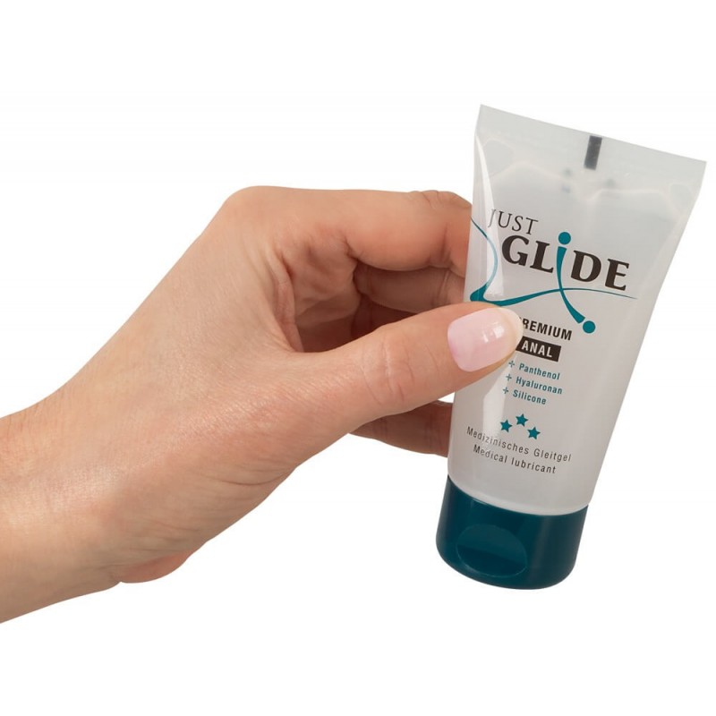 Just Glide Premium Anal - tápláló anál síkosító (50ml) 66588 termék bemutató kép