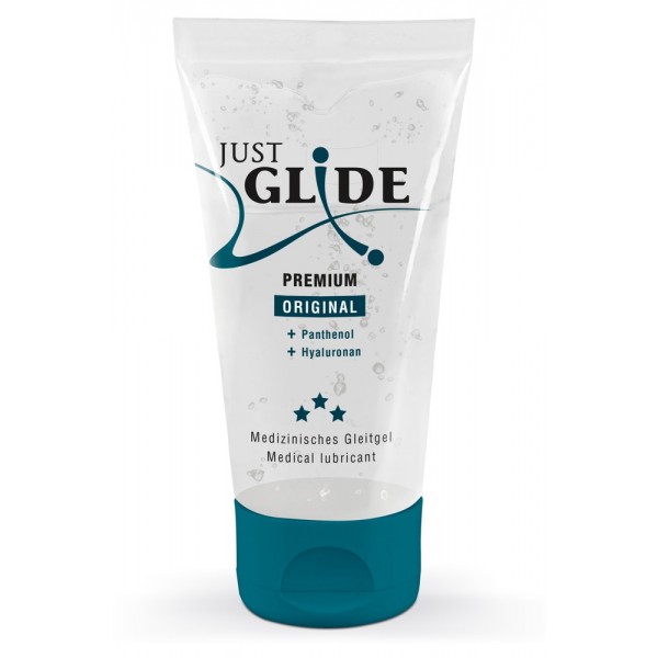 Just Glide Premium Original - vegán, vízbázisú síkosító (50ml)