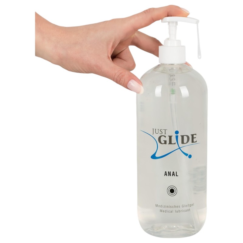 Just Glide - vízbázisú anál síkosító nagy kiszerelés (1000 ml) 158991 termék bemutató kép