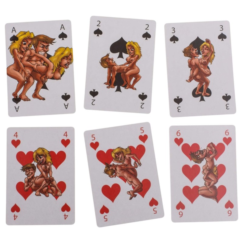 Kama Sutra - mókás francia kártya, erotikus ajándék (54 db) 162610 termék bemutató kép