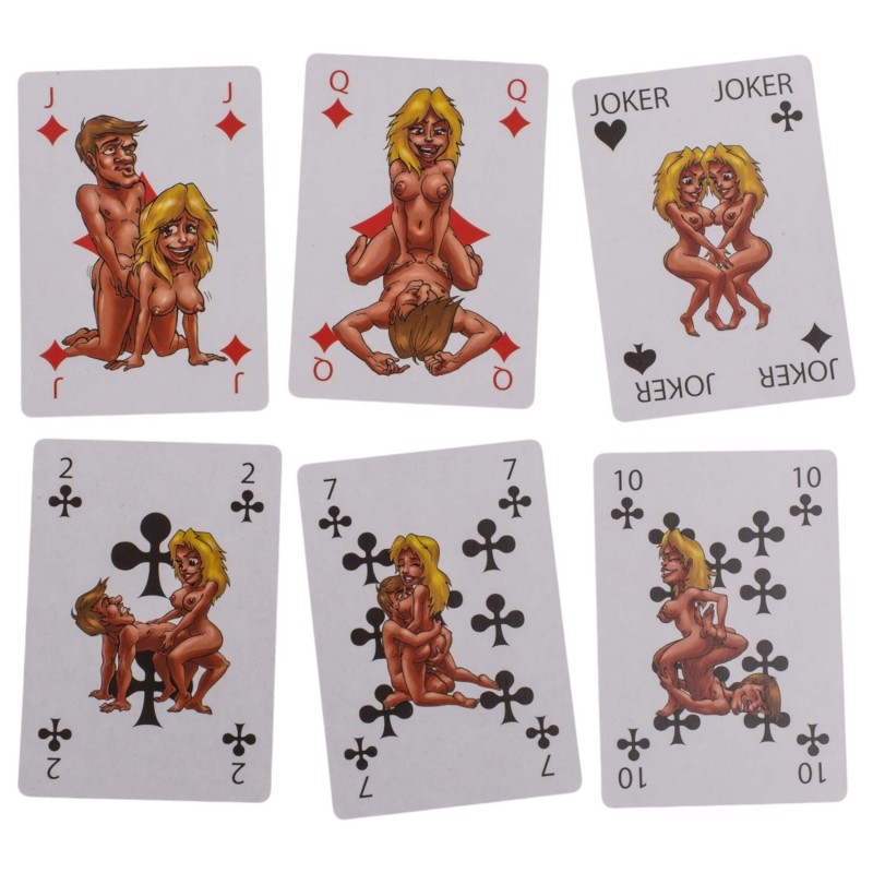 Kama Sutra - mókás francia kártya, erotikus ajándék (54 db) 162611 termék bemutató kép