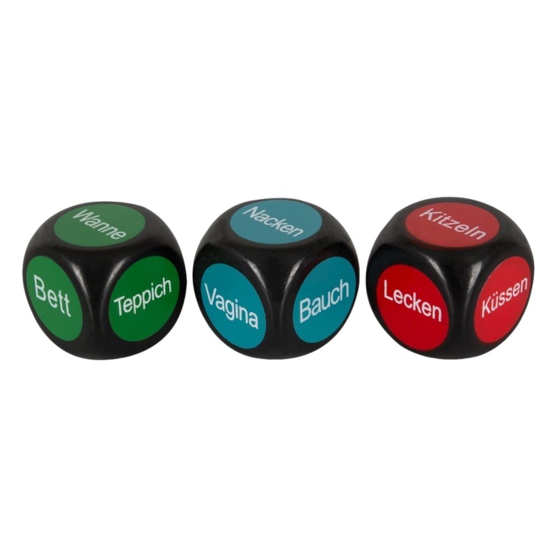 Szex kocka - német nyelven (3db) 89435 termék bemutató kép