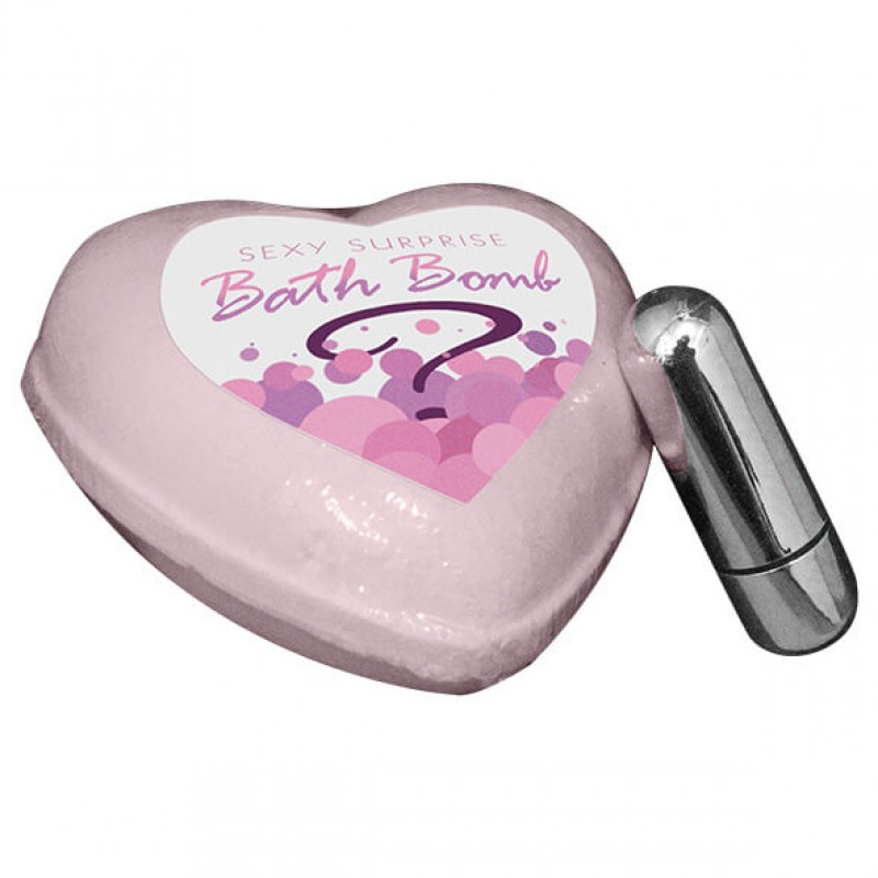 Kheper Games - fürdőbombába rejtett mini vibrátor (pezsgő-eper) 36440 termék bemutató kép