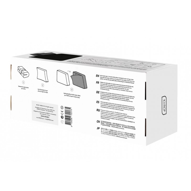 Kiiroo Keon - párna és maszturbátor tartó (fekete) 83970 termék bemutató kép