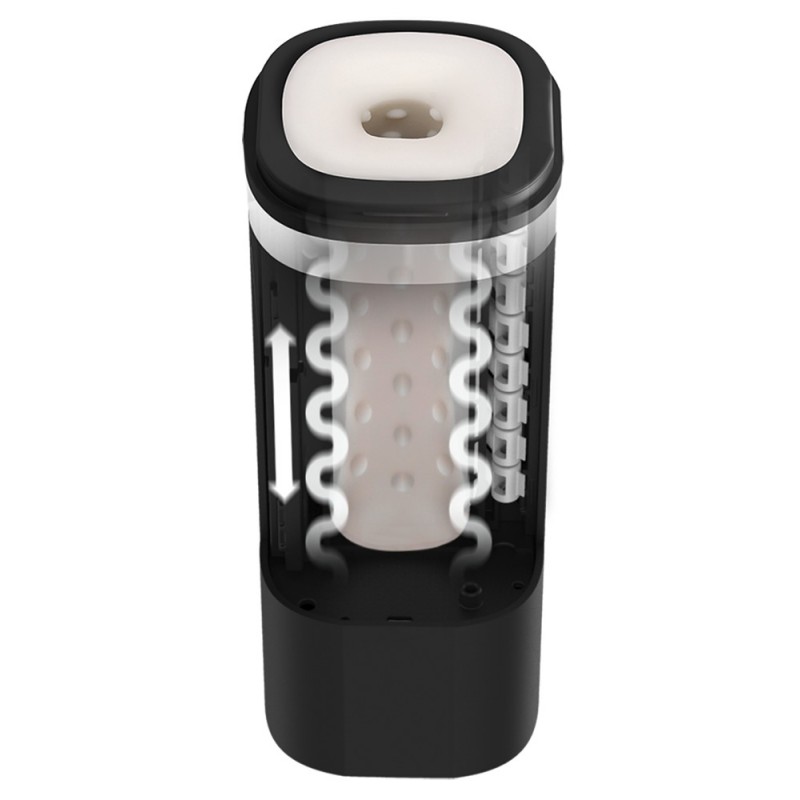 Kiiroo Onyx+ Jessica Drake - interaktív maszturbátor (fekete) 58566 termék bemutató kép