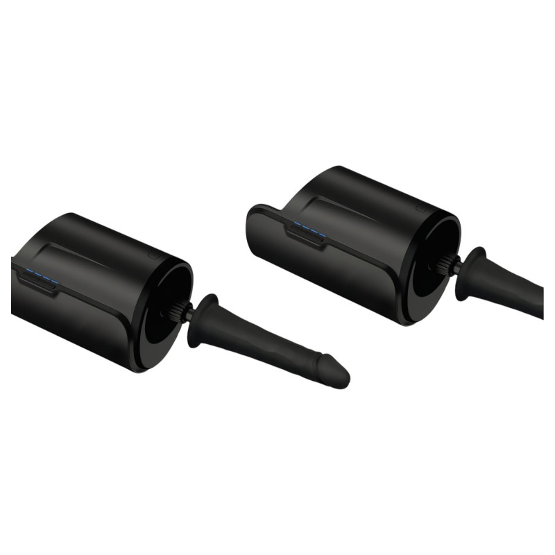 Kiiroo élethű vákuum dildó - 19 cm (fekete) 132786 termék bemutató kép