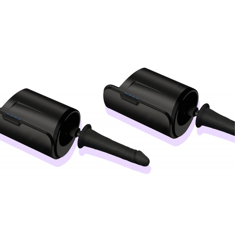 Kiiroo élethű vákuum dildó - 19cm (fekete) 84912 termék bemutató kép