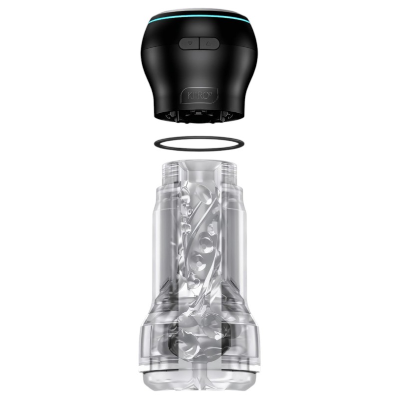 Kiiroo feel Pocket & PowerBlow - interaktív maszturbátor (átlátszó) 116660 termék bemutató kép