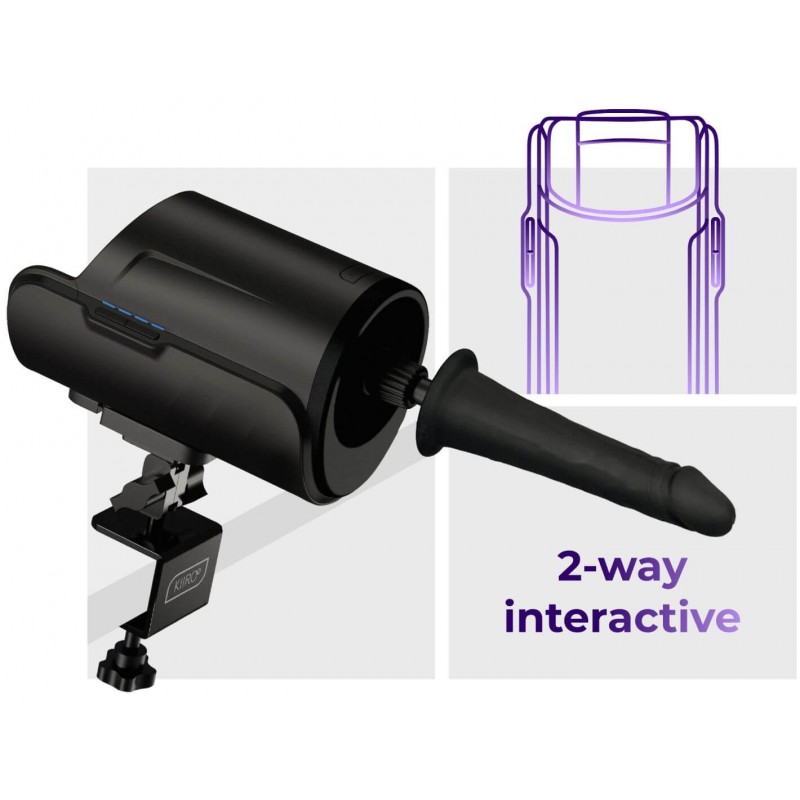 Kiiroo Keon - dildó adapter (fekete) 84923 termék bemutató kép