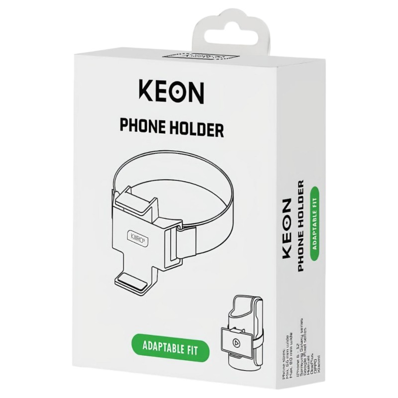 Kiiroo Keon - maszturbátor telefon tartó férfiaknak (fekete) 162276 termék bemutató kép