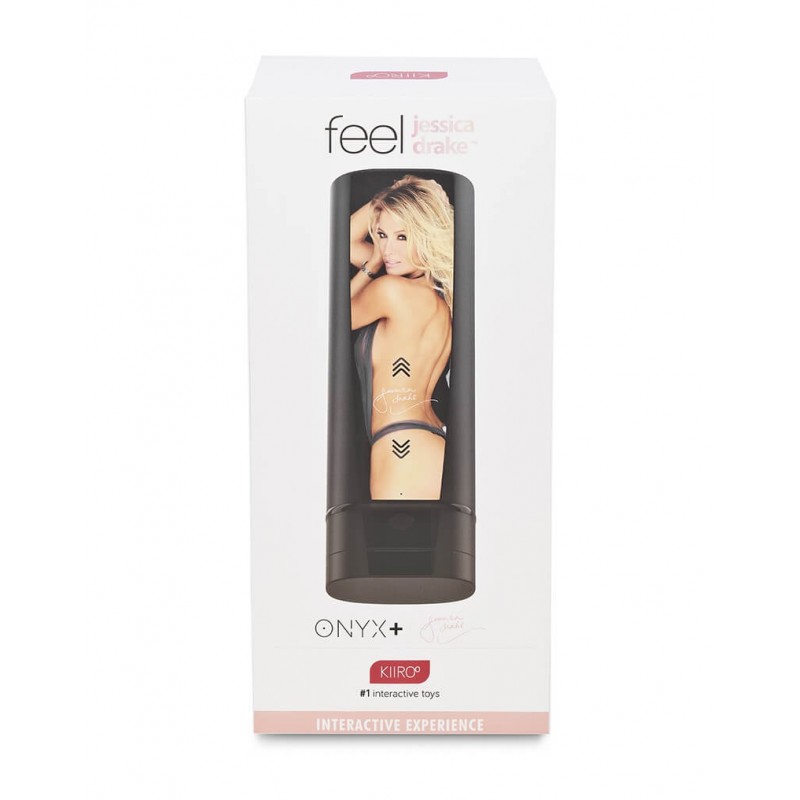 Kiiroo Onyx+ Jessica Drake - interaktív maszturbátor (fekete) 90016 termék bemutató kép