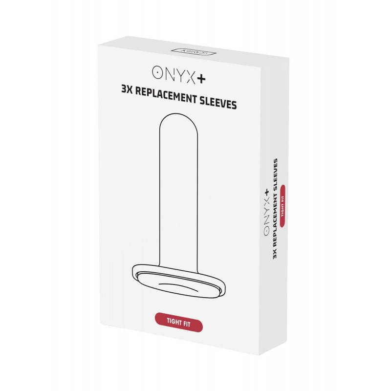 Kiiroo Onyx Tight Fit- maszturbátor mandzsetta - 3db (fehér) 83983 termék bemutató kép
