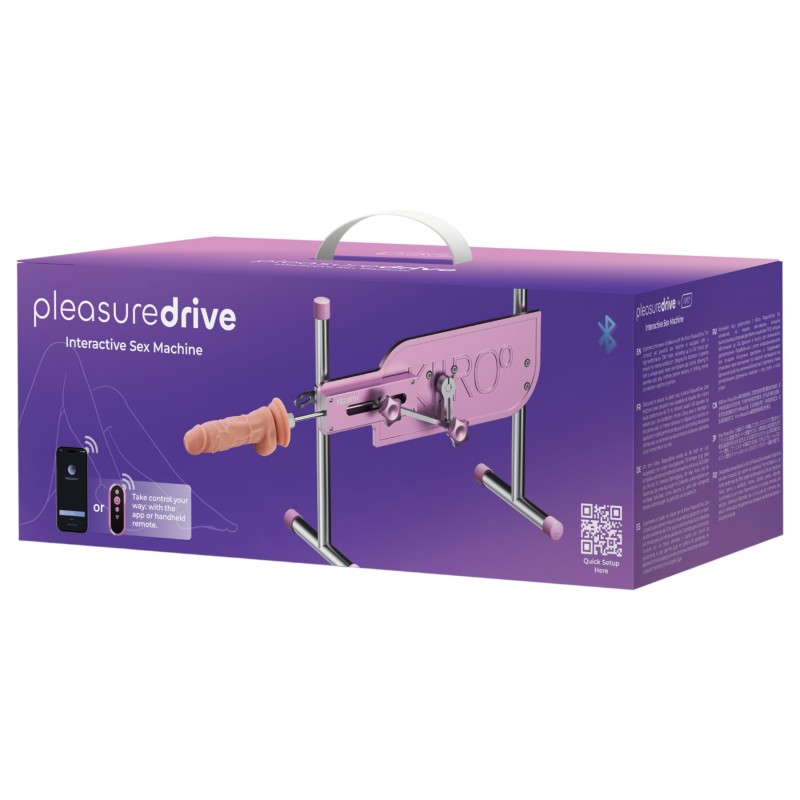 Kiiroo Pleasure Drive – App-vezérelt szexgép (pink) 139343 termék bemutató kép