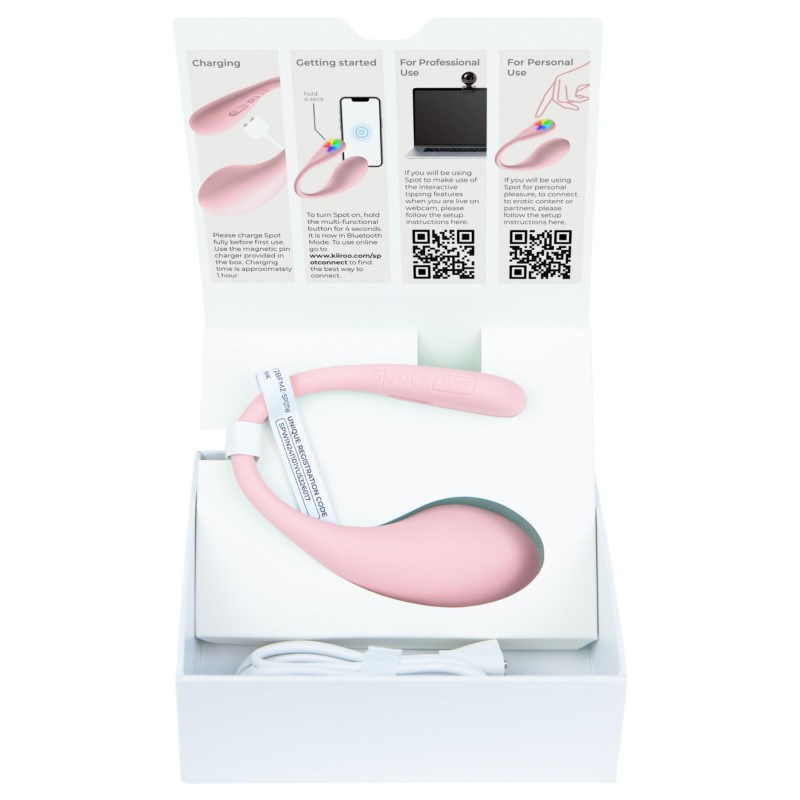 Kiiroo Spot - vibrotojás (pink) 163218 termék bemutató kép